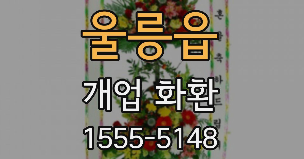 울릉읍 개업 화환