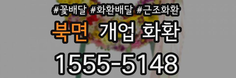 북면 개업 화환