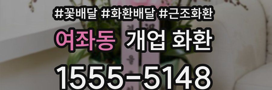 여좌동 개업 화환