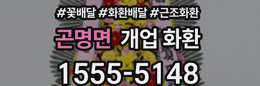 곤명면 개업 화환