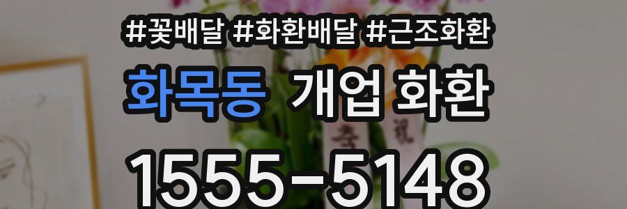 화목동 개업 화환