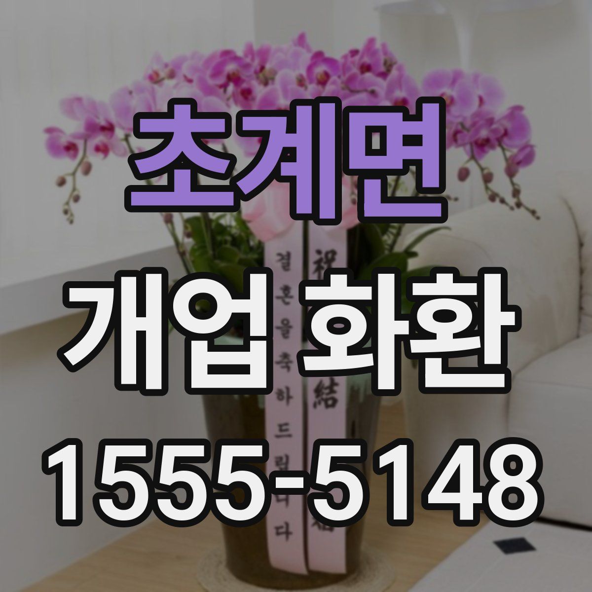 초계면 개업 화환