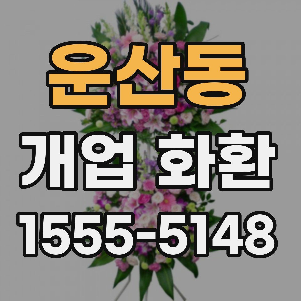 운산동 개업 화환 행사 성격에 맞춘 선택법