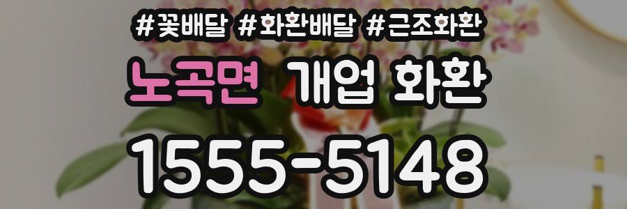 노곡면 개업 화환