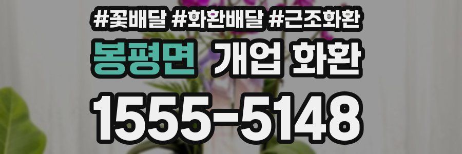 봉평면 개업 화환