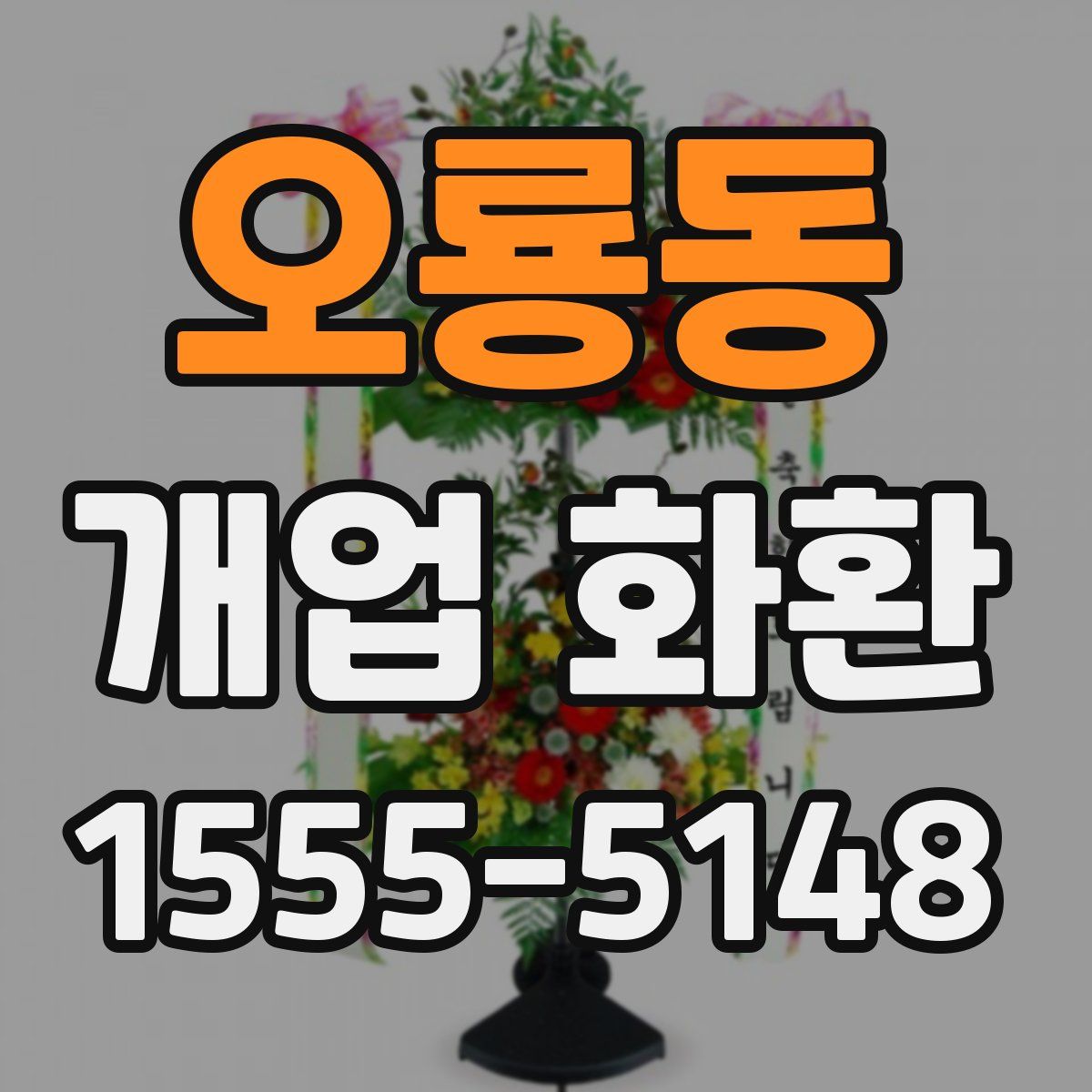 오룡동 개업 화환