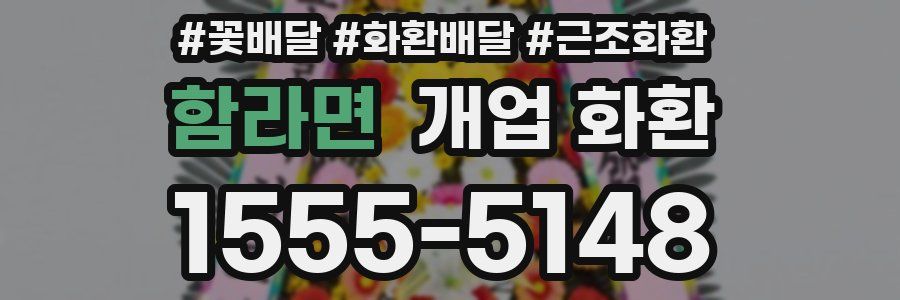 함라면 개업 화환