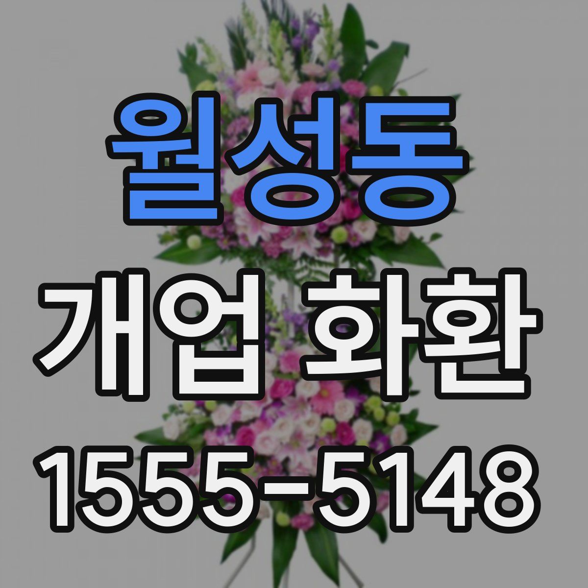 월성동 개업 화환