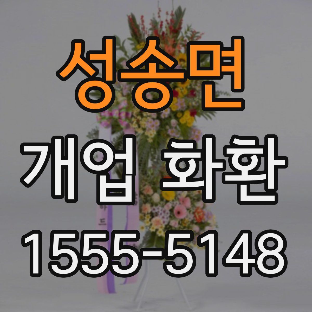 성송면 개업 화환