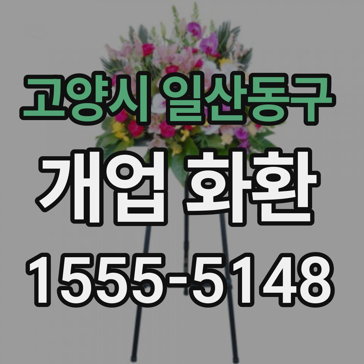 고양시 일산동구 개업 화환
