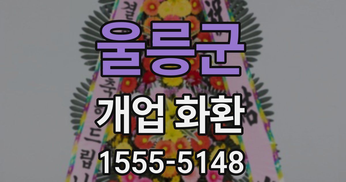 울릉군 개업 화환
