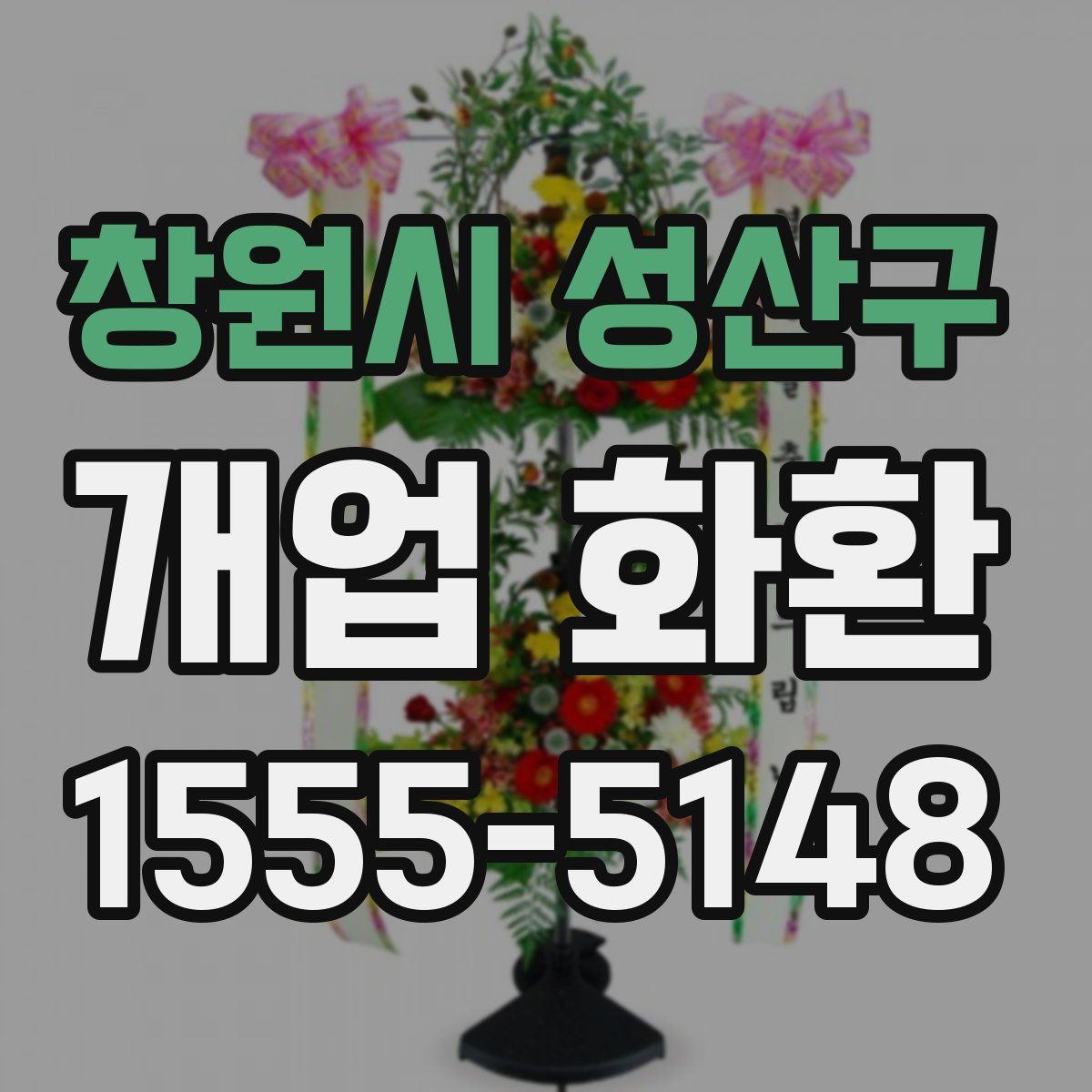 창원시 성산구 개업 화환