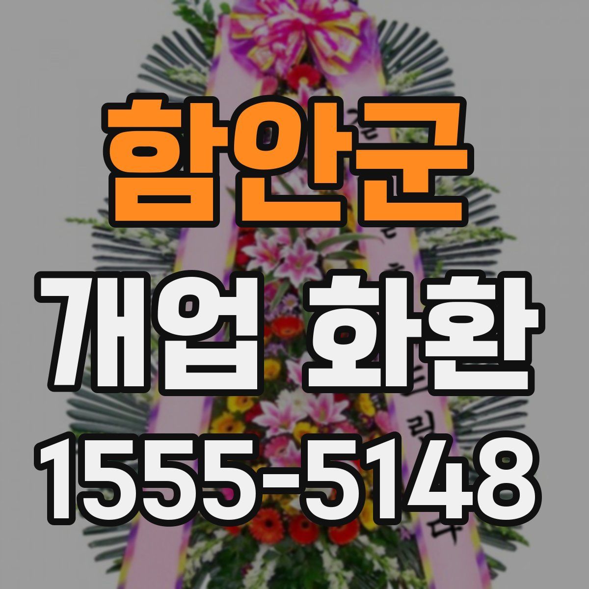 함안군 개업 화환