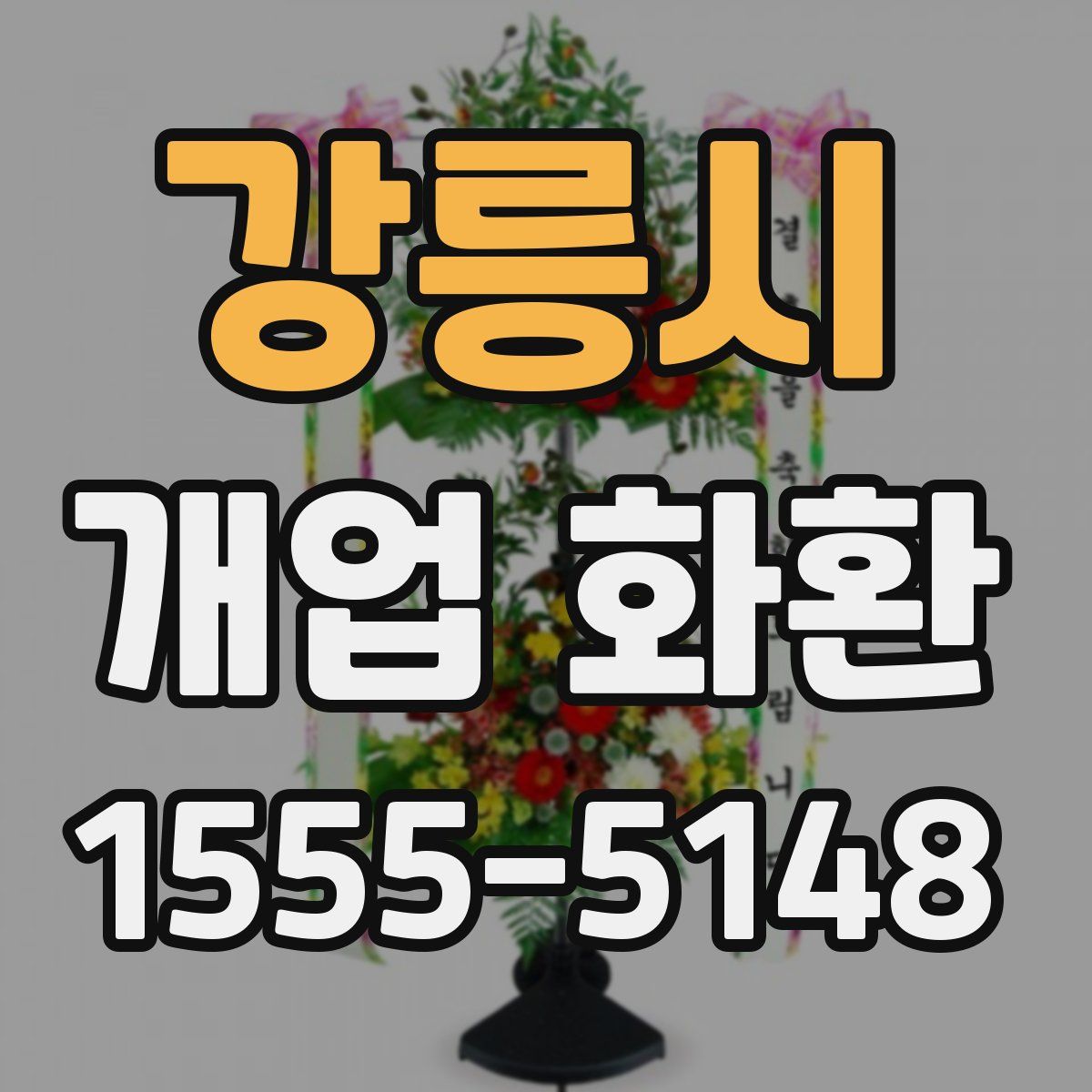 강릉시 개업 화환