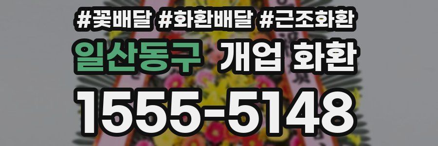 일산동구 개업 화환