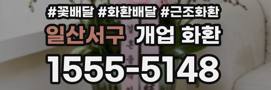 일산서구 개업 화환