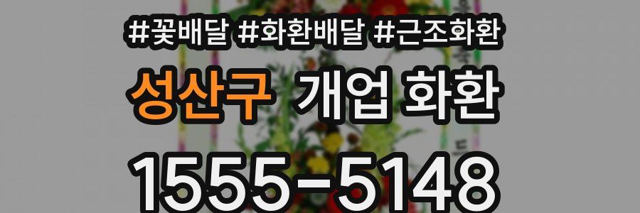 성산구 개업 화환