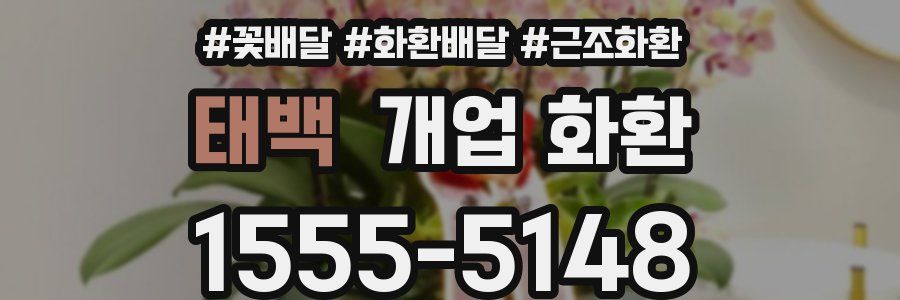 태백 개업 화환