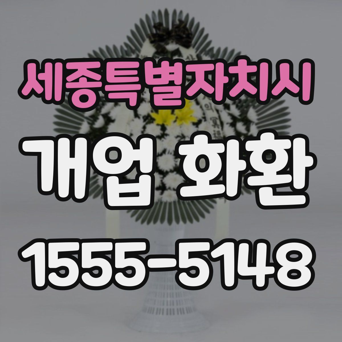 세종특별자치시 개업 화환