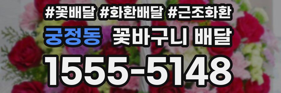 궁정동 꽃바구니 배달
