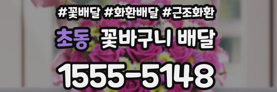 초동 꽃바구니 배달