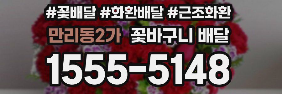 만리동2가 꽃바구니 배달