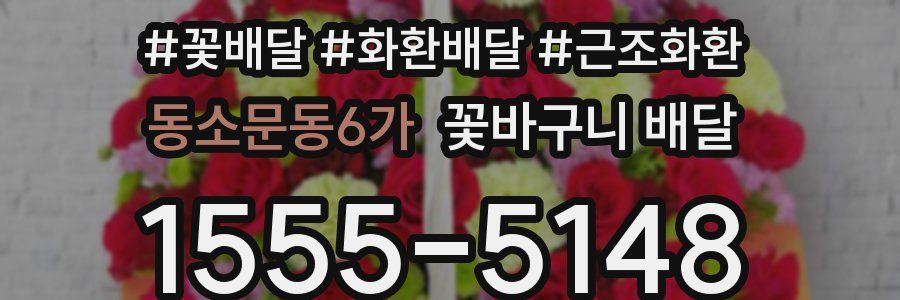 동소문동6가 꽃바구니 배달