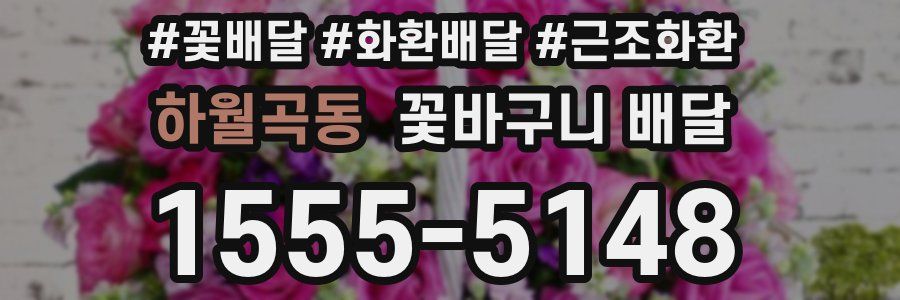 하월곡동 꽃바구니 배달