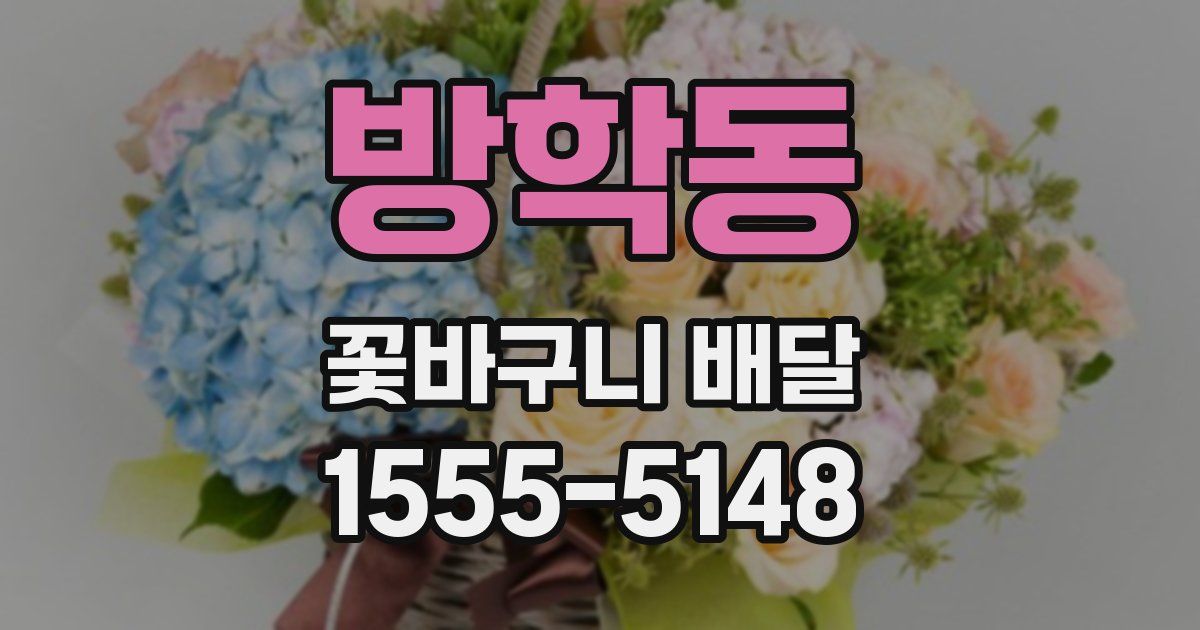 방학동 꽃바구니 배달
