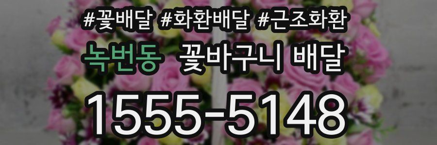 녹번동 꽃바구니 배달