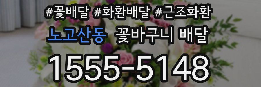 노고산동 꽃바구니 배달