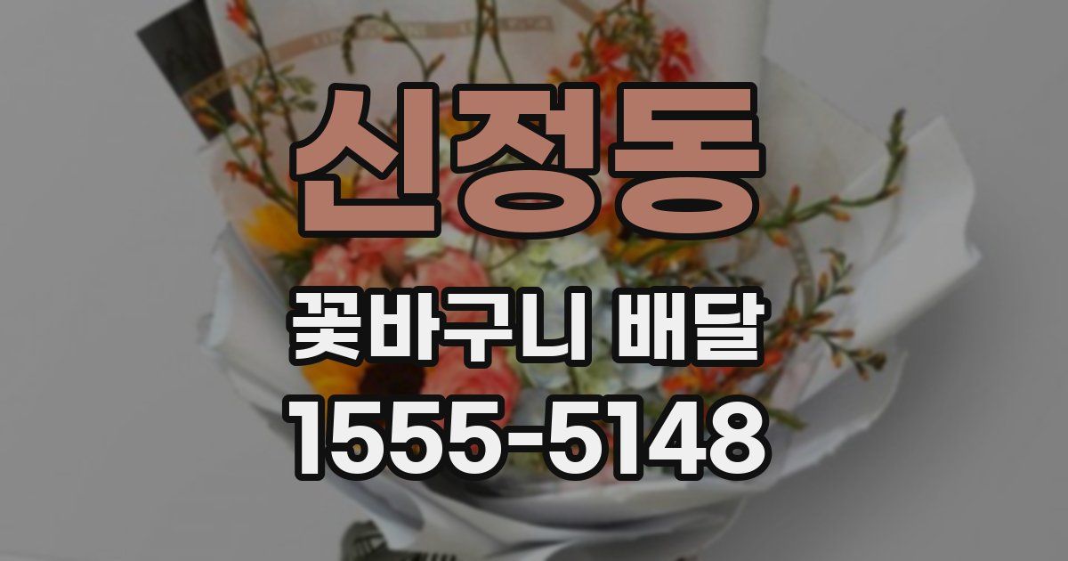 신정동 꽃바구니 배달