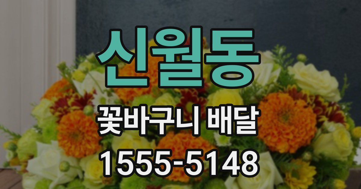 신월동 꽃바구니 배달