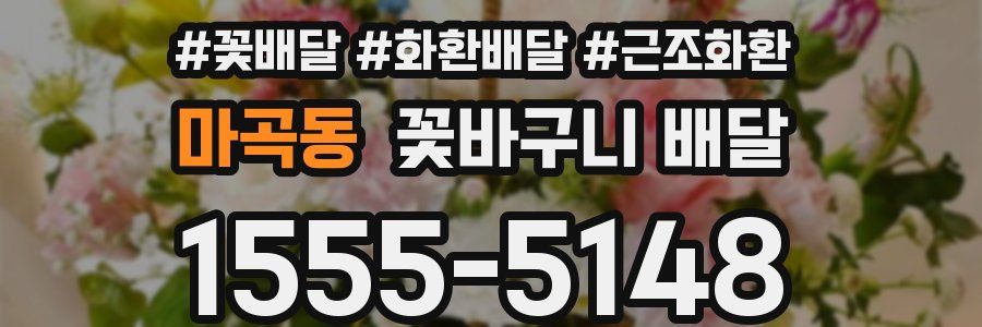마곡동 꽃바구니 배달