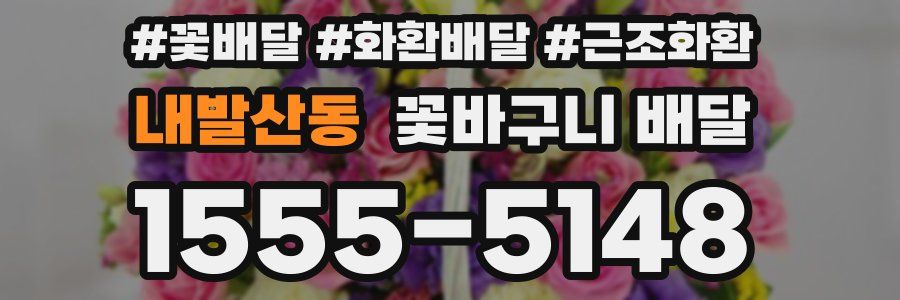내발산동 꽃바구니 배달