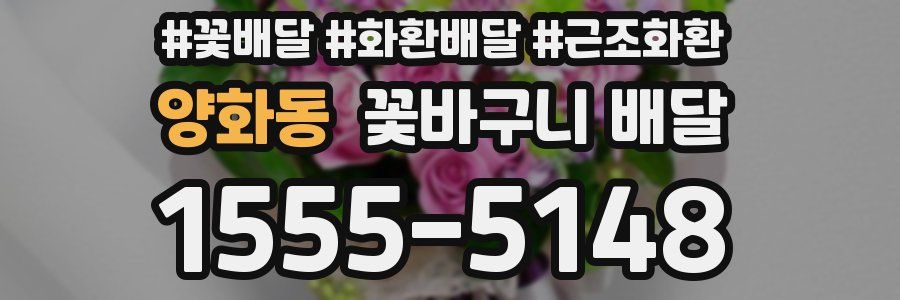양화동 꽃바구니 배달