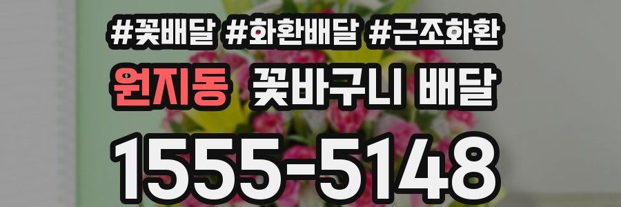원지동 꽃바구니 배달