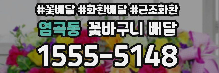 염곡동 꽃바구니 배달
