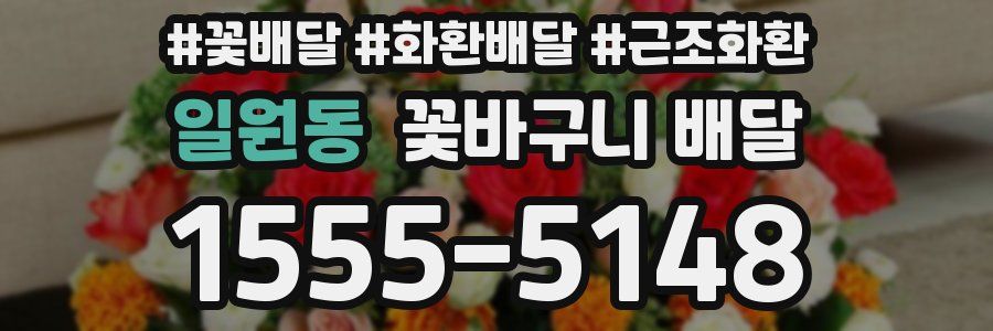 일원동 꽃바구니 배달