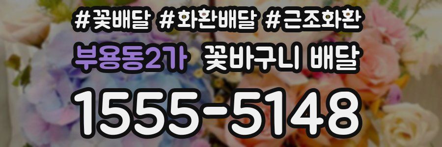 부용동2가 꽃바구니 배달