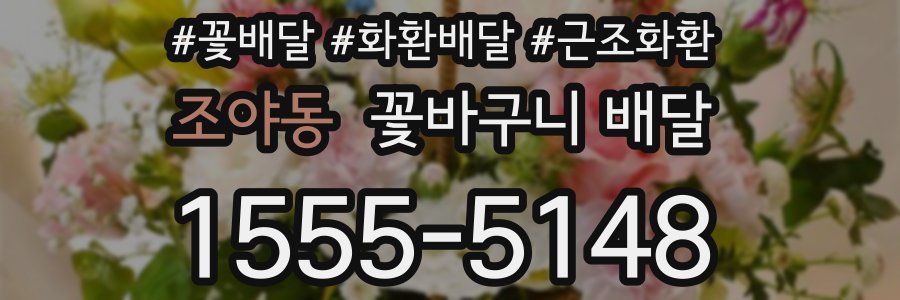 조야동 꽃바구니 배달