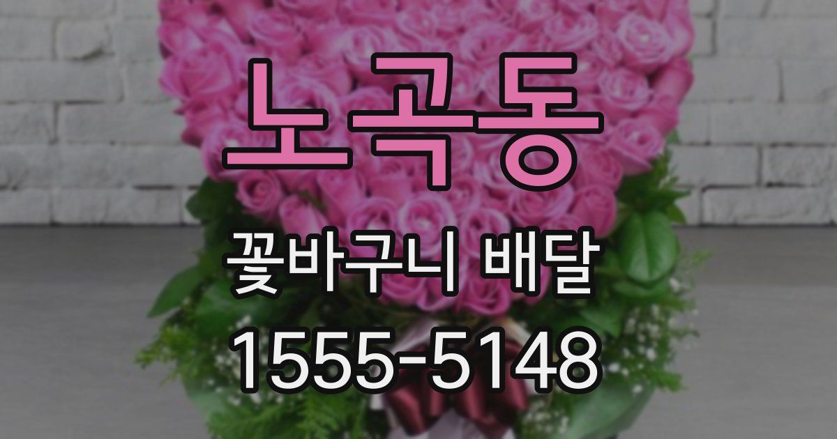 노곡동 꽃바구니 배달