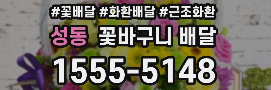 성동 꽃바구니 배달