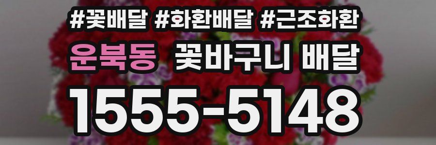 운북동 꽃바구니 배달