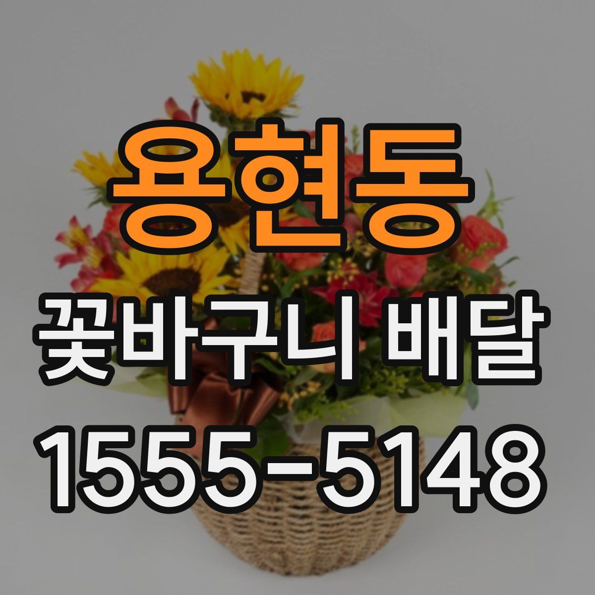 용현동 꽃바구니 배달