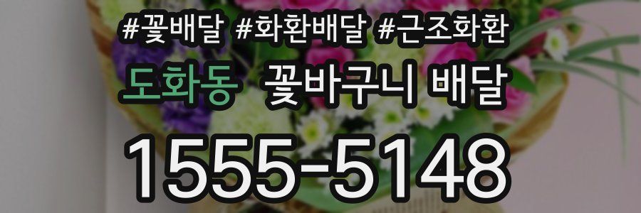 도화동 꽃바구니 배달