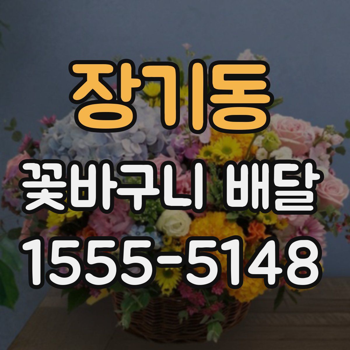 장기동 꽃바구니 배달