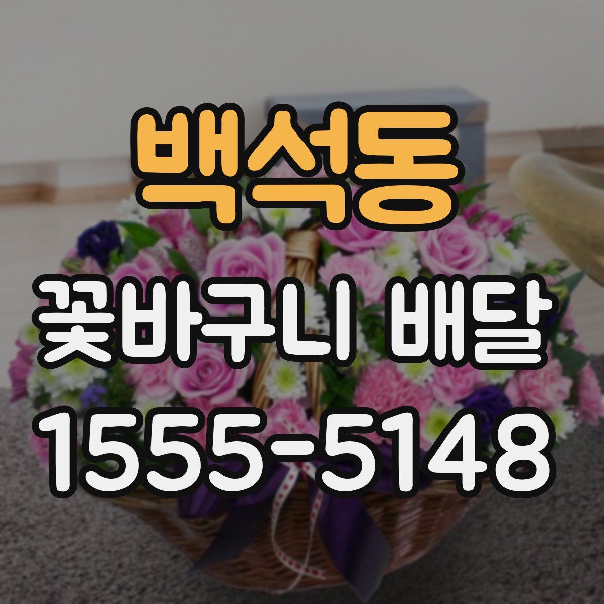 백석동 꽃바구니 배달