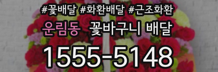 운림동 꽃바구니 배달