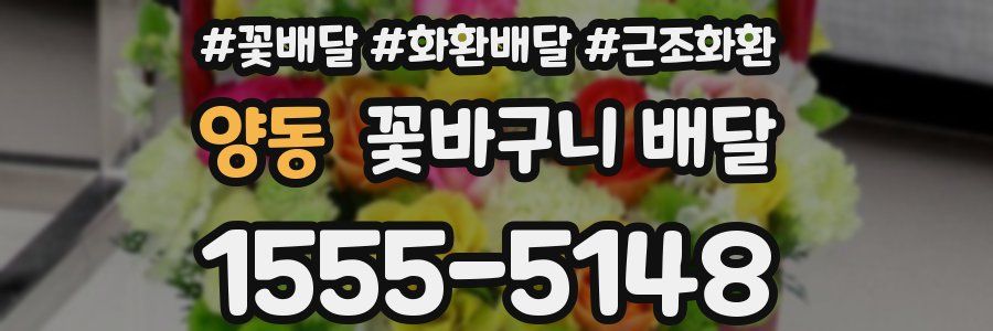 양동 꽃바구니 배달